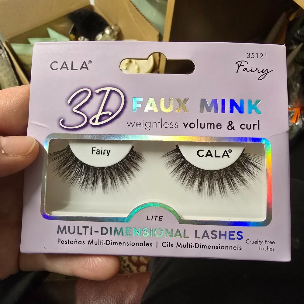 Cala 3D Faux Mink Fairy Multi-Dimensional Lash NIB 35121 Weightless Volume-Curls